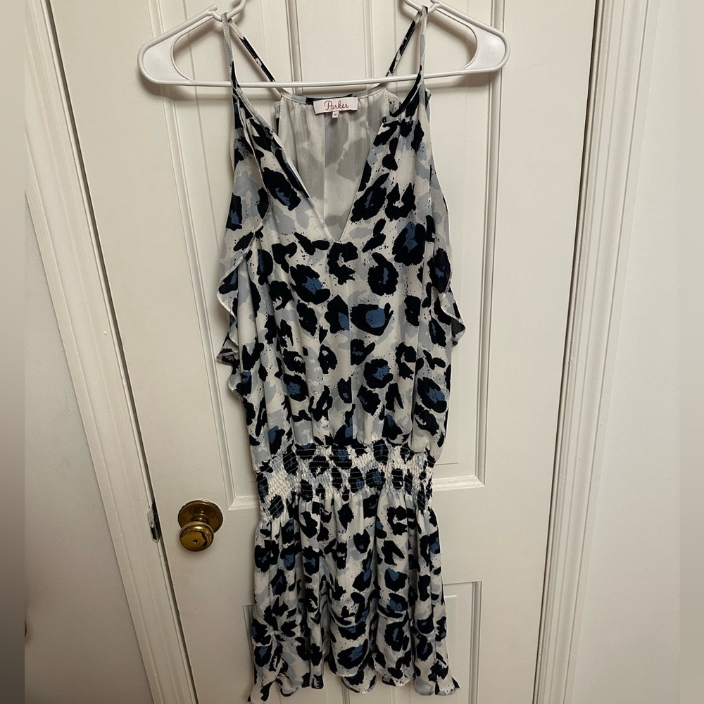 Parker Ruffle Drop Waist Dress
